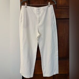 White Linen Pants